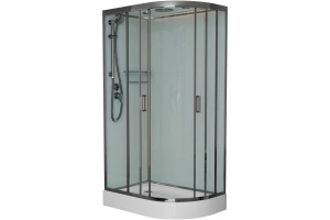 Душевая кабина Frank Brilliant 120х80 левая стекло матовое