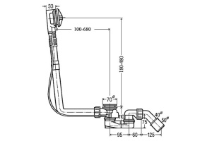Слив-перелив Viega Multiplex 308889 без накладок - 2