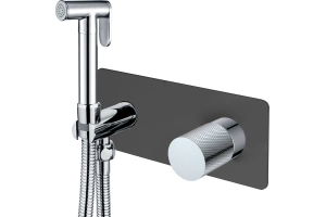 Гигиенический душ Boheme Stick black, touch chrome (127-BCR.2)