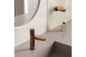 Смеситель для раковины WasserKRAFT Paar розовое золото - 2