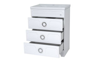 Мебель для ванной Misty Лейла 60 белая - 2