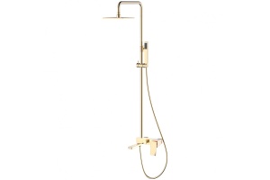 Душевая стойка Boheme Q золото глянцевое