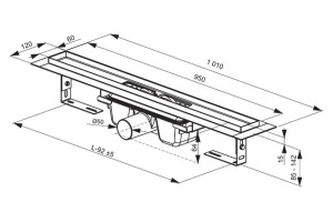 Сливной трап Runway 950 - 3