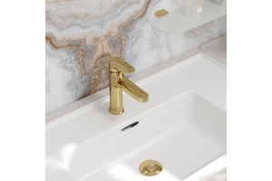 Смеситель для раковины WasserKRAFT Neckar глянцевое золото - 3