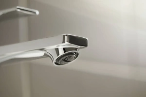 Смеситель для раковины Hansgrohe Rebris E с донным клапаном хром - 3