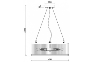 Подвесная люстра Freya Savoy FR5053PL-06BS - 3
