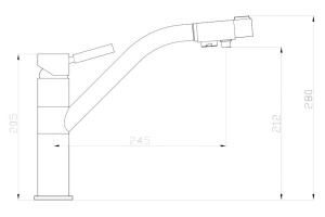 Смеситель Zorg Clean Water ZR 401 KF для кухонной мойки - 2