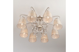 Потолочная люстра Eurosvet Liona 60065/8 серебро - 3