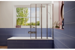 Шторка на ванну Ambassador Bath Screens 16041111R 100х140 - 3