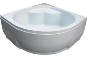 Ванна акриловая полукруглая River Wemor 135/135/55 C (10000003043)