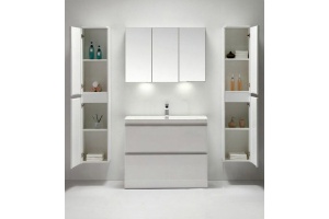 Тумба для комплекта BelBagno Energia-N 80 bianco lucido напольная - 3