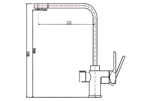 Смеситель Zorg Clean Water ZR 334 YF черный металлик для кухонной мойки - 2