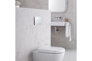 Кнопка смыва Geberit Delta 21 115.125.11.1 альпийский белый - 3