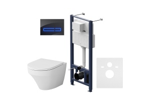 Комплект AM.PM Inspire IS450A38.501700 с сиденьем микролифт, сенсорная кнопка