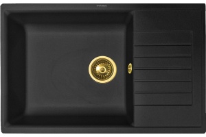 Мойка кухонная Zorg Granit GR 780 BLACK BRONZE бронза