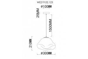 Подвесной светильник Wertmark Isola WE219.02.123 - 2