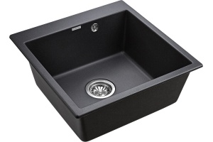 Мойка кухонная Paulmark Praktisch 51 черный матовый - 2