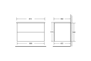 Тумба под раковину BelBagno Etna 80 светлое дерево - 3