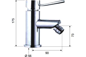 Смеситель для биде Remer Minimal N21 - 2