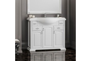 Тумба для комплекта Opadiris Риспекто 100 белая матовая - 2