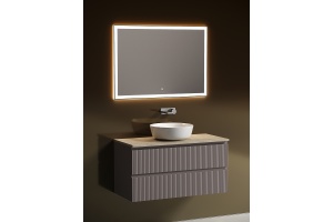 Тумба под раковину Sancos Snob T 100 темно-бежевая - 2