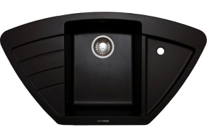 Мойка кухонная Lava A2 чёрный металлик