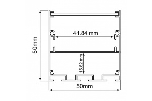 Профиль алюминиевый накладной Feron CAB269 48121 - 2