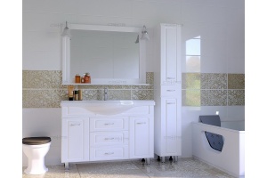 Тумба под раковину Санта Монарх 120 белый - 3