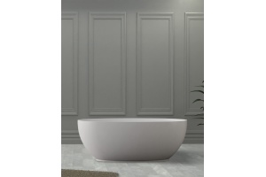 Ванна из искусственного камня ABBER Stein AS9641-1.7 белая матовая - 2