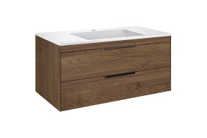 Тумба под раковину Vincea Chiara 100 темное дерево - 2