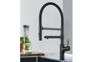 Смеситель Zorg Inox для кухонной мойки, графит SZR-1010 GRAFIT - 2