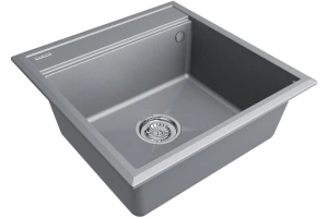 Мойка кухонная мойка Paulmark Stepia 50 серый матовый - 2