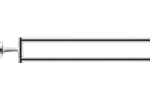 Полотенцедержатель Duravit Starck T 0099411000 хром, двойной