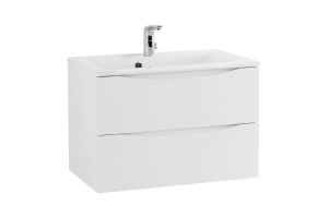 Тумба с раковиной Belbagno Marino 75 белый матовый - 2