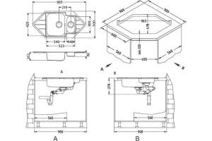Мойка кухонная Alveus Line 40 - 3