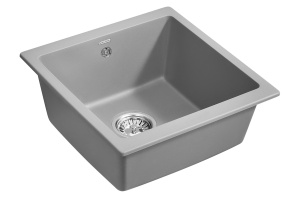 Мойка кухонная Paulmark Brilon 45 серый матовый - 2