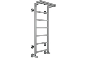 Водяной полотенцесушитель Terminus Контур П7 300х800 с полкой Хром - 2