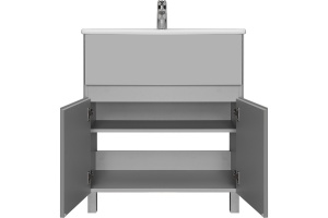 Тумба под раковину Aquaton Форест 75 серый матовый - 3