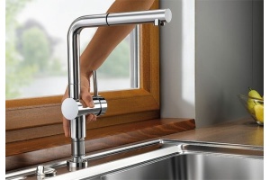 Смеситель для кухонной мойки Blanco Linus хром (514023) - 3