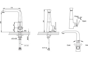 Смеситель Bravat Waterfall F773107C для кухонной мойки - 3