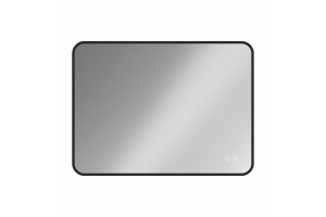 Зеркало Vincea 80х60 черное с подсветкой