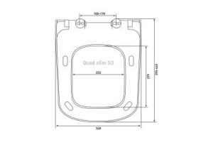 Сиденье для унитаза Berges Quad белое - 3