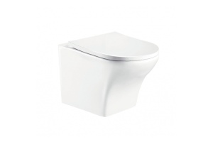 Унитаз подвесной Weltwasser WW SK Odenbach 004GL-WT безободковый с микролифтом белый (10000003704)