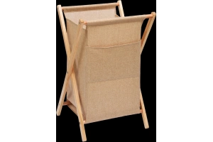 Корзина для белья Wasserkraft Nau светлое дерево - бежевый