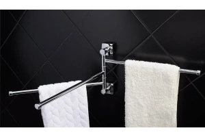 Полотенцедержатель Fixsen Kvadro поворотный, тройной  FX-61302A-3  - 2