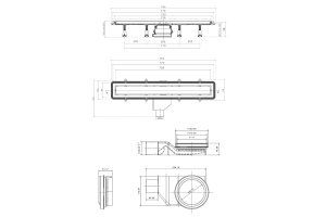 Душевой лоток Pestan Confluo Premium Line 75 с решеткой - 2