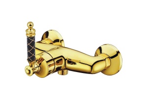 Смеситель для душа Boheme Vogue золото с черным