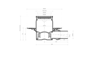 Душевой трап Pestan Confluo Standard Dry 1 Ceramik 10x10 - 2