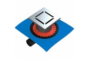 Душевой трап Berges Zentrum Norma 10х10 хром глянцевый