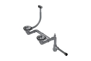 Сифон для кухонной мойки Omoikiri сталь (4998039)